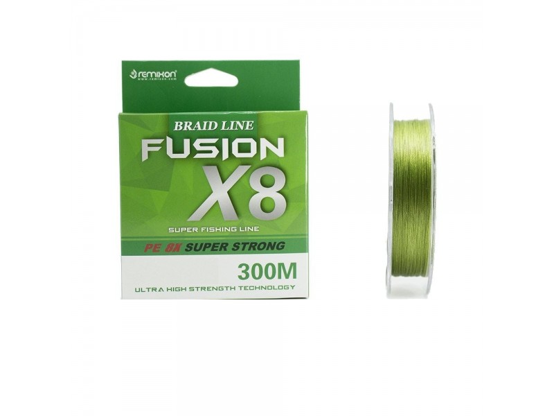 Remixon Fusion 300M X8 Green İp Misina 0,18 mm