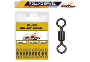 PORT FISH BL-1001 BİLYALI FIRDÖNDÜ NO 2-0 5 Lİ PAKET