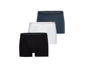 Blackspade Shorty 3'lü Paket Boxer – Beyaz/Siyah/Antrasit