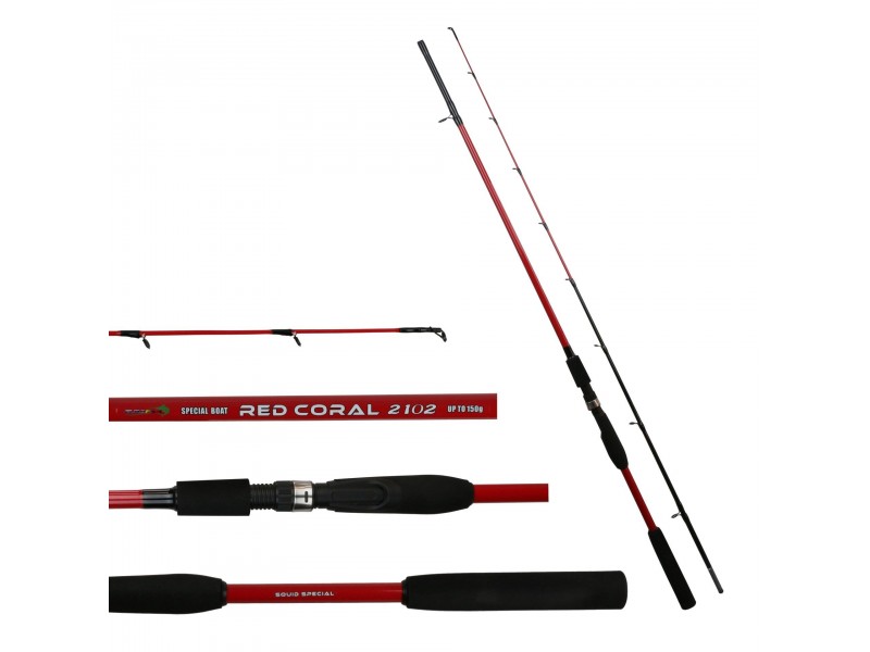 Red Coral 165Cm 2Parça Tekne Kamışı 150g