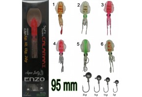 Enzo Soft Swim Calamari 95mm + Jig Head 06