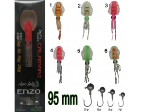 Enzo Soft Swim Calamari 95mm + Jig Head 06