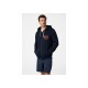 Helly Hansen Logo Full Zip Hoodie Kapüşonlu Erkek Sweatshirt - NAVY