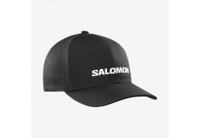 Salomon Logo Unisex Siyah Şapka