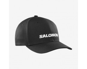 Salomon Logo Unisex Siyah Şapka