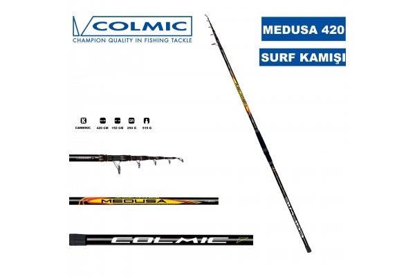 Colmic Medusa 4.20 Mt 250 Gr Surf Olta  Kamışı