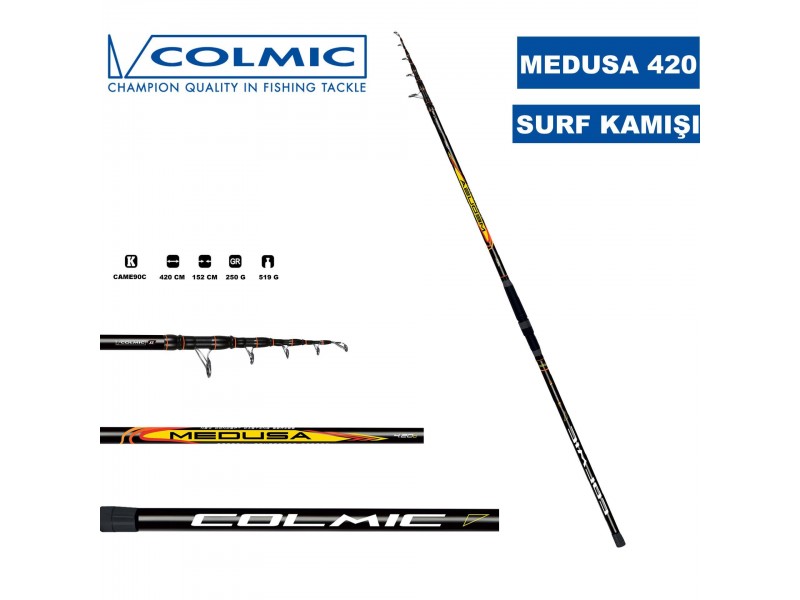 Colmic Medusa 4.20 Mt 250 Gr Surf Olta  Kamışı