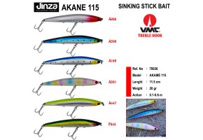 Jinza Akane 115 mm 20 gr Maket Balık Renk: A026