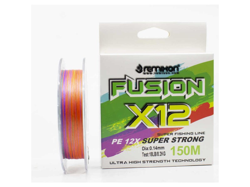 Remixon Fusion 150 M 0,14mm X12 Multicolor İp Misina