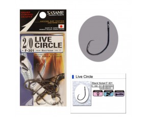 Sasame F-301 Live Circle Serisi Olta İğnesi 6/0 Numara