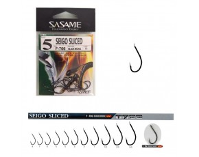 Sasame F-706 Seigo Sliced İğne (Black Nickel) 3/0