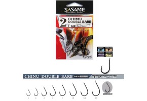 Sasame F-838 Chinu Double Barb Black Nickel İğne  3/0