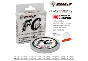 Wily FC Fluoro Carbon Misina 50 mt Kalınlık: 0,185