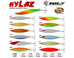 Wily Hylaz Kaşık 24 gr 90 mm - Hologramlı Renk: 01