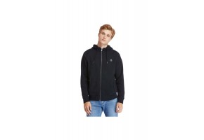 Timberland Brushed Back Full Zip Hoodie - Siyah