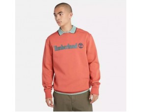 Timberland Linear Logo Crew Neck Erkek Sweatshirt