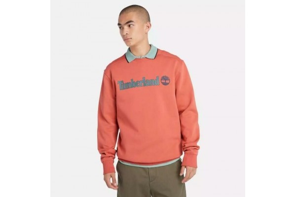 Timberland Linear Logo Crew Neck Erkek Sweatshirt