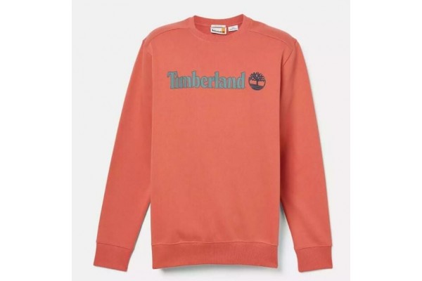 Timberland Linear Logo Crew Neck Erkek Sweatshirt