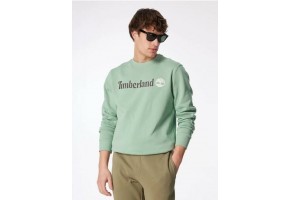 Timberland Linear Logo Crew Neck Erkek Sweatshirt