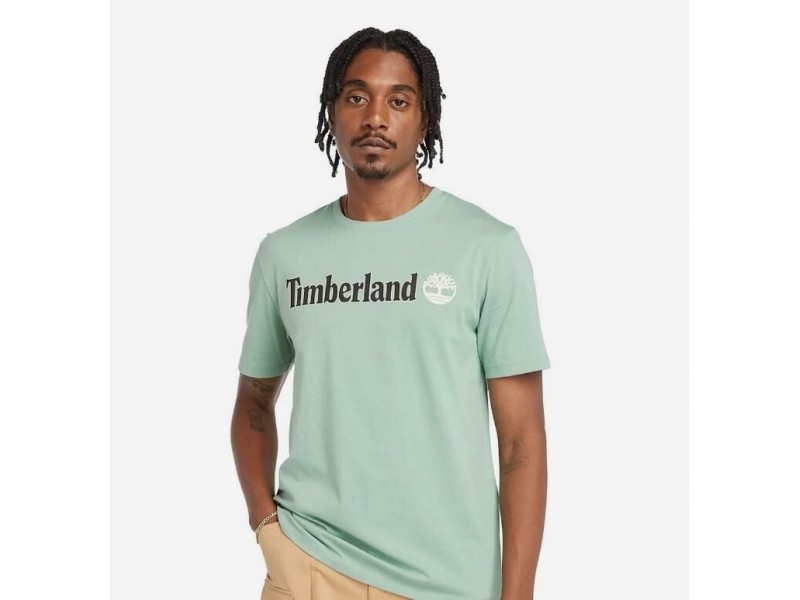 Timberland Kennebec River Linear Logo Erkek T-Shirt