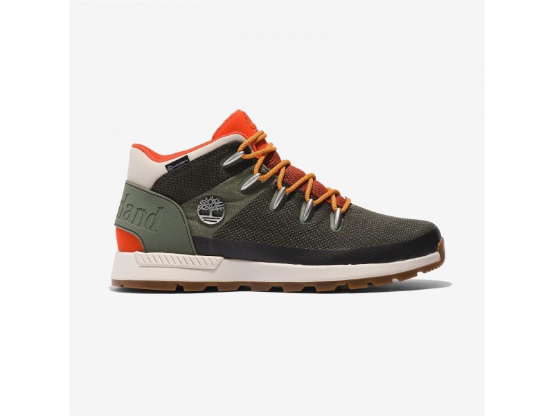 Timberland Mıd Lace Up Waterproof Sneaker Erkek Haki Spor Ayakkabı