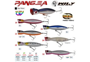 Wily Pangea 10 cm Poper Maket Balık 18 gr Renk:25