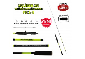 Xcaliber Xc 602-C Slow Jig Kamışı 1,80 M 60-280 Gr PE1-3 Tetikli