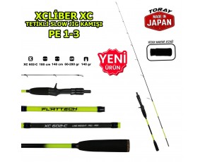 Xcaliber Xc 602-C Slow Jig Kamışı 1,80 M 60-280 Gr PE1-3 Tetikli