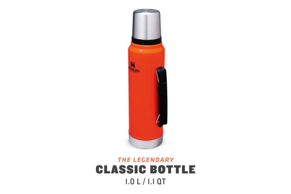 Stanley Classic Bottle Medıum 1.1 QT 1 LT - Blaze Orange