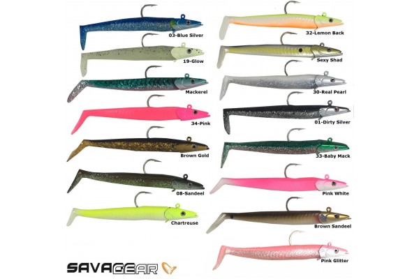 Savage gear Sandeel 12.5 cm 23 gr 2+1 Adet Sahte Balık Renk: Mackerel