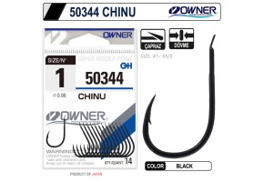 Owner 50344 Chinu Black 1 Numara Olta İğnesi