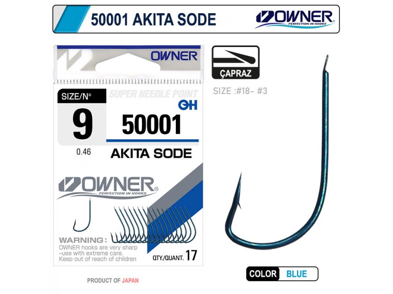 Owner Akita Sode 10 Numara Olta İğnesi