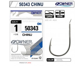 Owner 50343 Chinu White 1/0 Numara Olta İğnesi