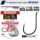 Owner 5177 Mosquito Hook Black Chrome Sinek Olta İğnesi 2 Numara