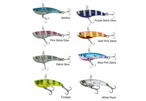 Savage Gear 3D Minnow Vib Blade 5,5cm 14,5gr Zebra Glow